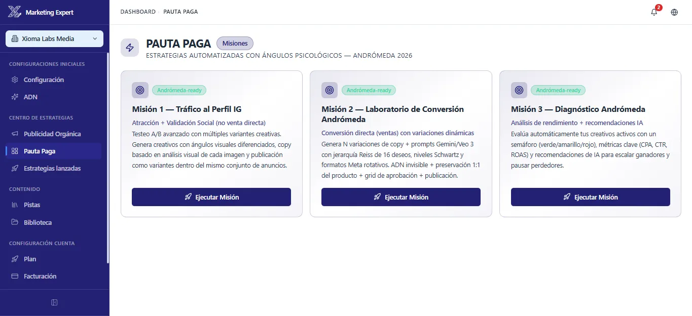 Lanza campañas con inteligencia artificial